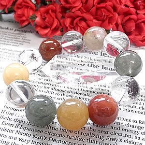 ☆大珠の福禄寿ミックスルチルブレスレット （福禄寿ブレスレット