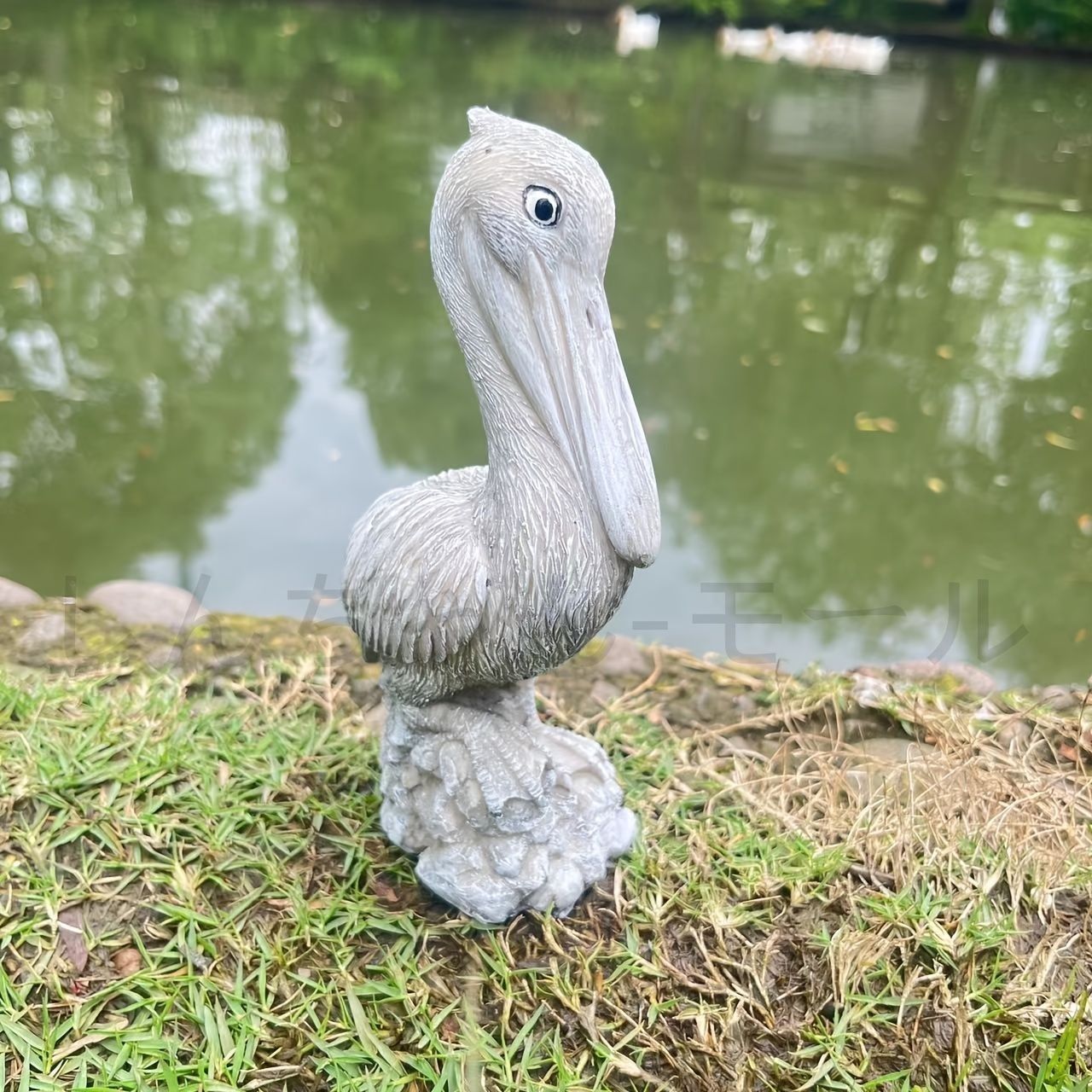 置物 オブジェ ガーデンオーナメント ガーデンダック 屋外 インテリア