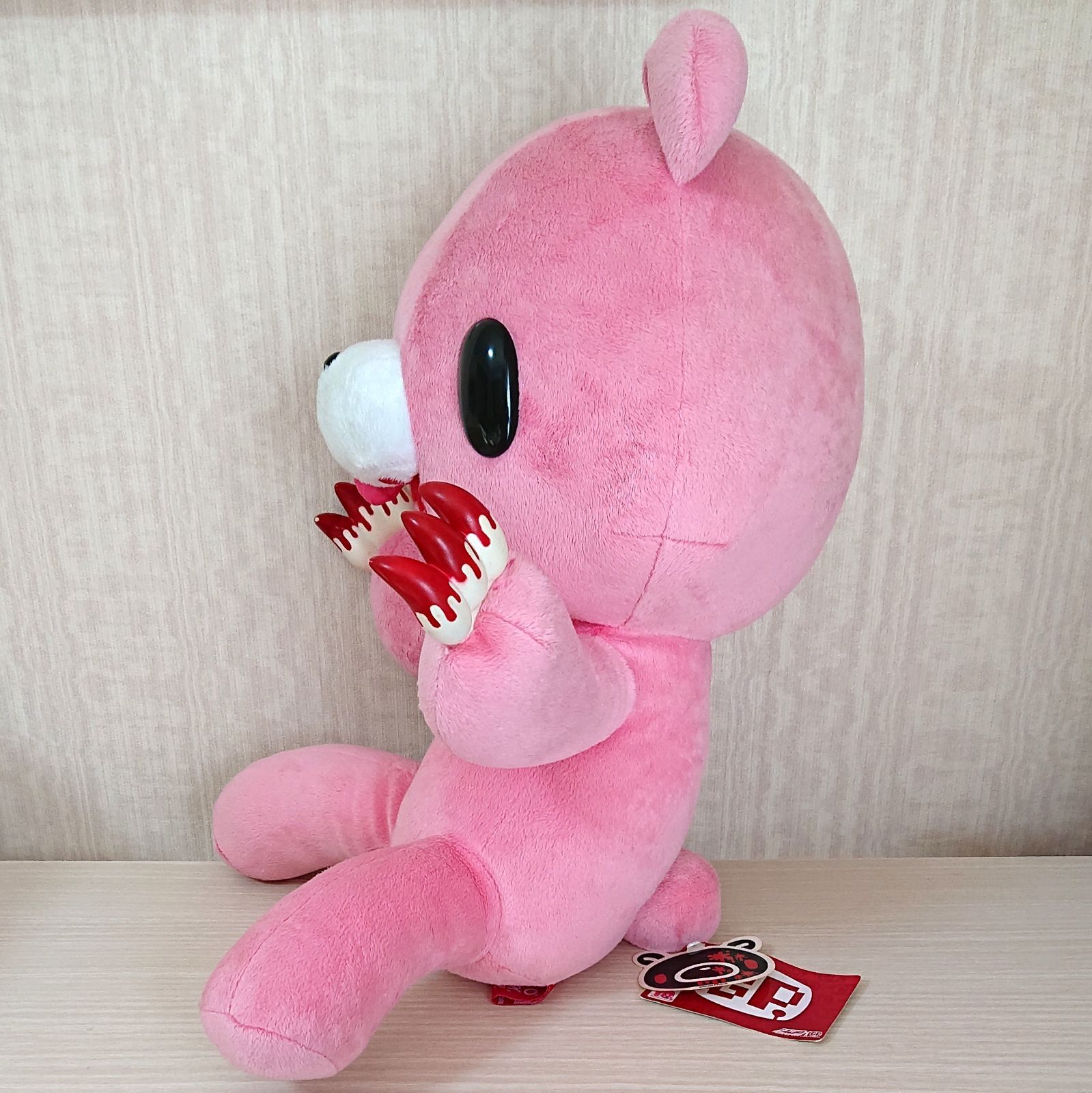 グル～ミ～ぬいぐるみ Licky 舌舐めずり ピンク スタンダード CGP-186