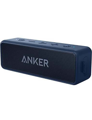 Anker Soundcore 2 USB Type-C充電 12 W Bluetooth 5 IPX 7防水規格 スピーカー 24時間連続再生 完全ワイヤレスステレオ対応|強化された低音|デュアルドライバー|マイク内蔵|お風呂 ネイビー s