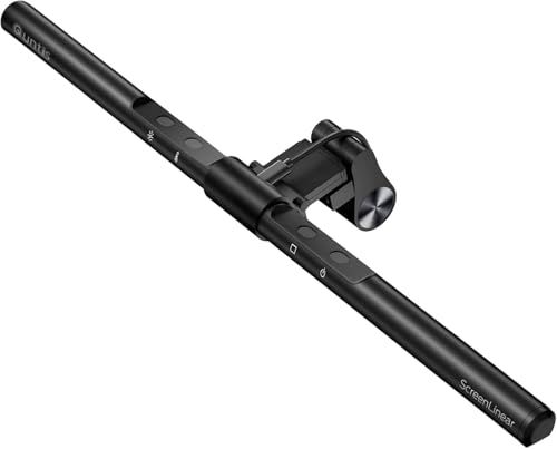 Quntis モニターライト バーライト 40 cm モニター掛け式 デスクライト 昼白|昼光|電球色 演色性Ra?98 照度?700 Lux 無段階色温度と輝度調整 目に優しい 省スペース USB 厚さ0.7-3.5 cmのモニター対応 Basic L 205-Qs