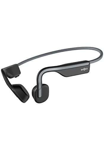 Bluetooth 5.1 SHOKZ OpenMove 骨伝導イヤホン ストア ワイヤレスイヤホン Zoomなどリモート会議 テレワーク 在宅勤務 6時間使用 環境音聞き取り 2年保証 グレーs