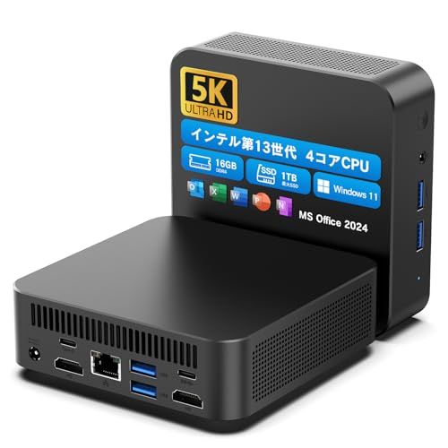 ミニpc 2025新モデル インテル N 95 mini pc Windows 11 Pro office 2025搭載 DDR 4 16 GB 512 Nvme SSD 4コア|4スレッド WIFI 5 小型PC Dobios ミニパソコン 3画面同時出力HDMIs