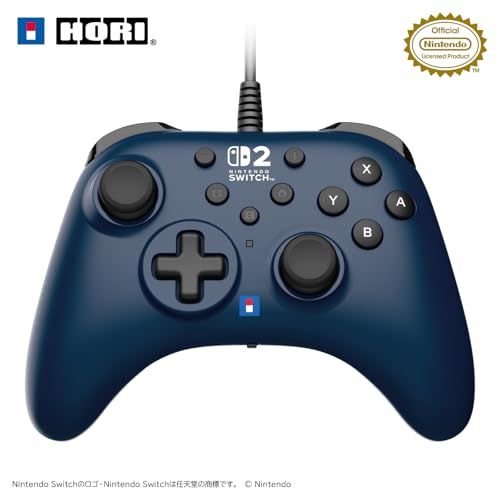 任天堂ライセンス商品 ホリパッド TURBO for Nintendo Switch? 2 ネイビー Switch Switch両対応 連射|連射ホールド機能搭載 s