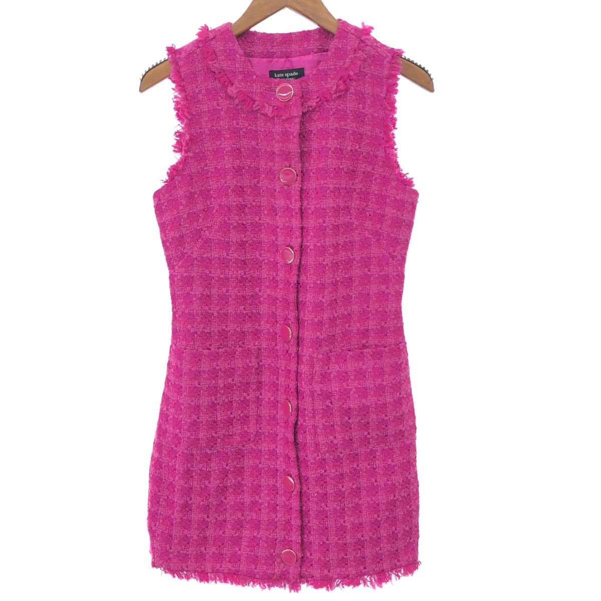 Kate 配送 spade ケイトスペード キャデラック ツイード ドレス サイズ