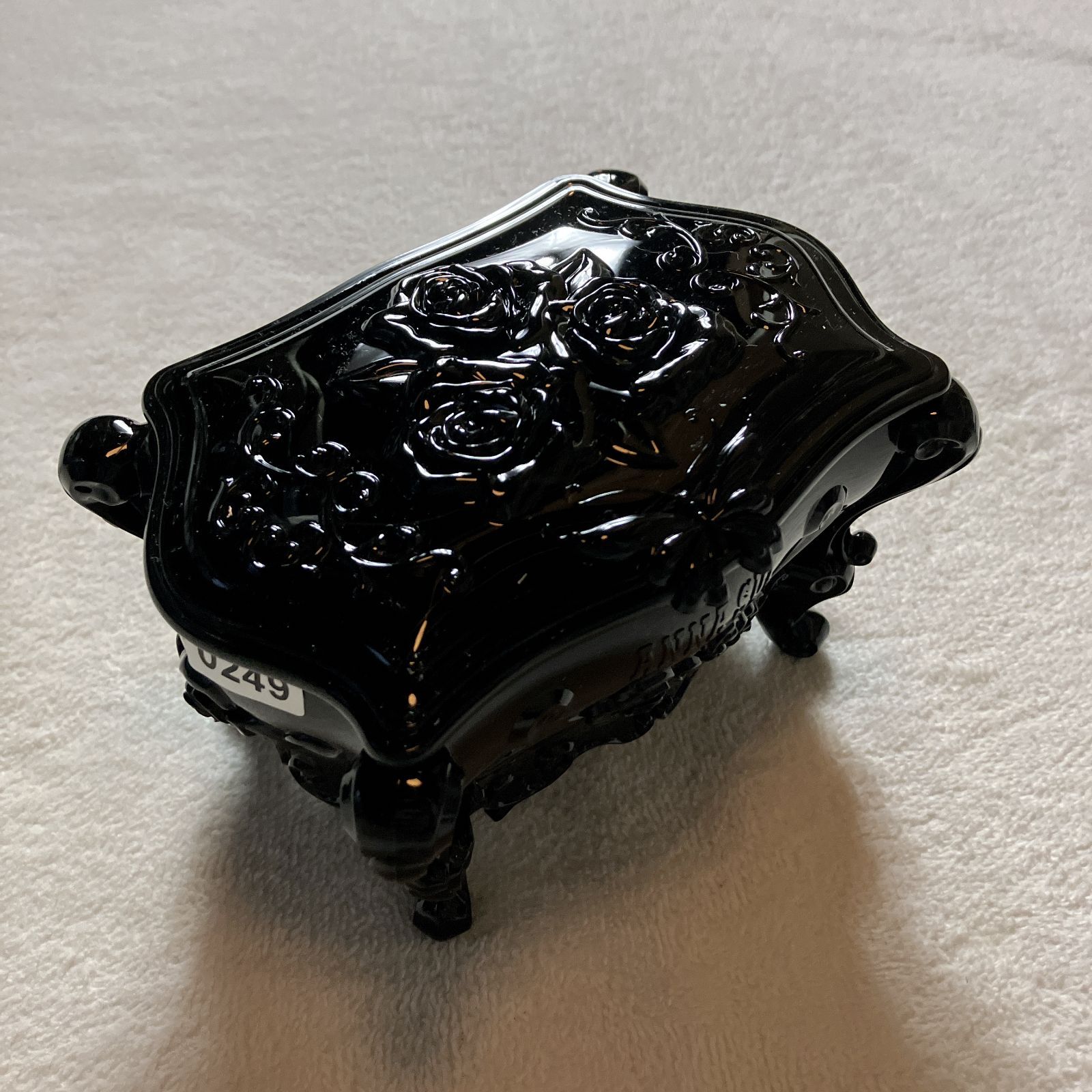 未使用新品美品 ♡ANNA SUI♡ジュエリーボックス♡ブラック♡ミラー付き ANNA SUI アナスイ 黒 ミニジュエリーボックス ミラー付き 0249 ローズ