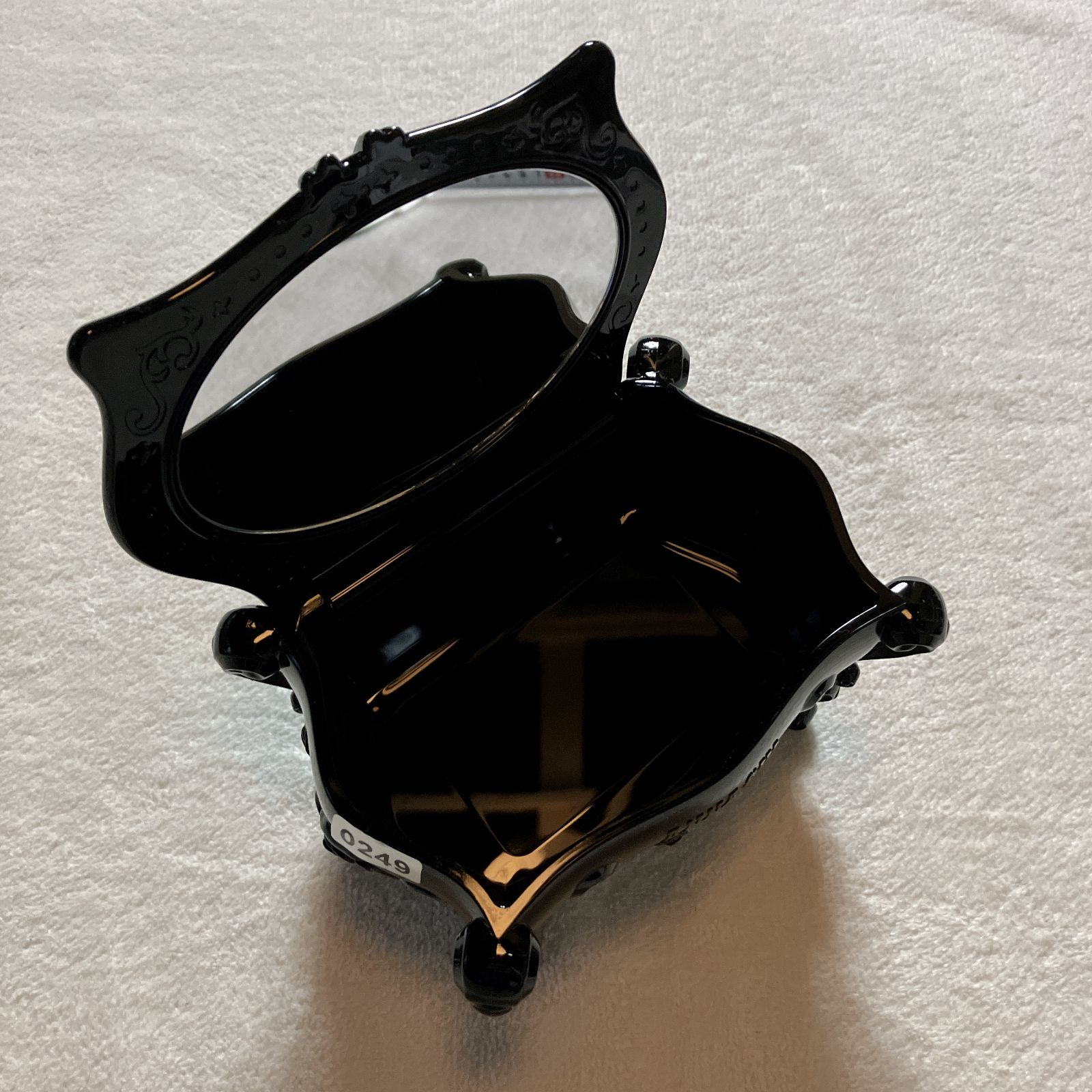 ANNA SUI アナスイ 黒 ミニジュエリーボックス ミラー付き 0249 ローズ