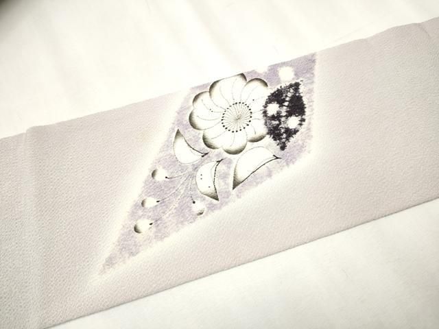 平和屋着物○染色作家 小倉淳史 九寸名古屋帯 辻が花 正絹 逸品