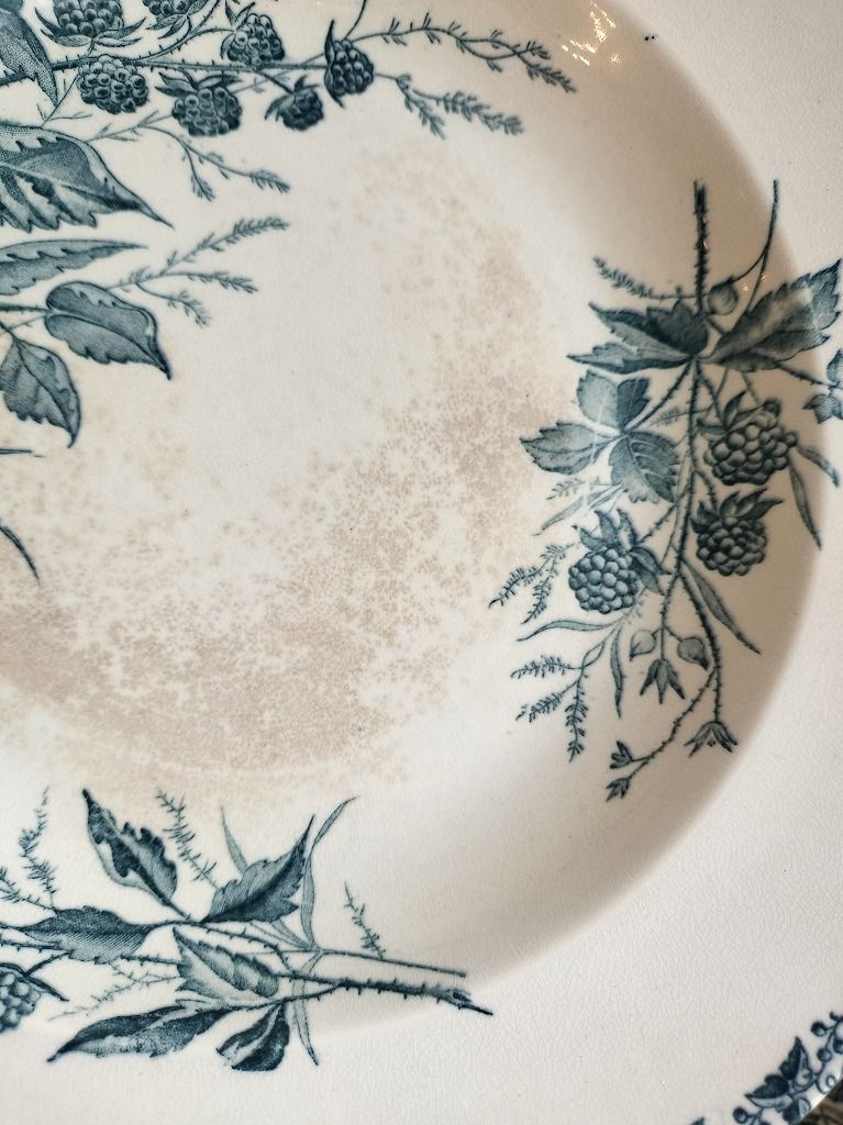 フランス アンティーク 陶器 1900年 絵 深皿 3枚セット - メルカリ