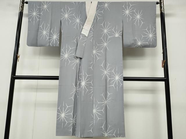 平和屋着物●長襦袢 無双仕立て 鹿の子吉祥花文 正絹 ut