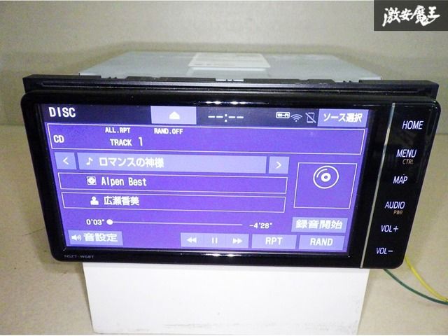 保証付 TOYOTA トヨタ 純正 SDナビ カーナビ ナビ オーディオ デッキ