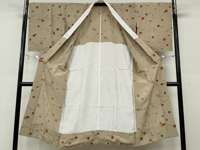 平和屋着物○長襦袢 無双仕立て こぼれ松葉 舞花文 金彩 正絹 逸品