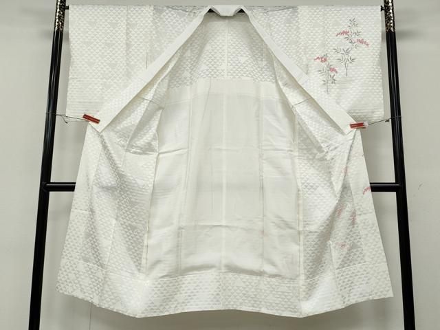 平和屋着物○長襦袢 無双仕立て 手描き 南天文 正絹 逸品 CABA8272ut