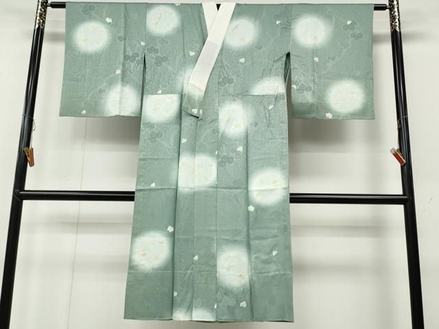 平和屋着物●長襦袢 無双仕立て 蔦の葉文 蛍暈し やまと誂製 正絹 ut