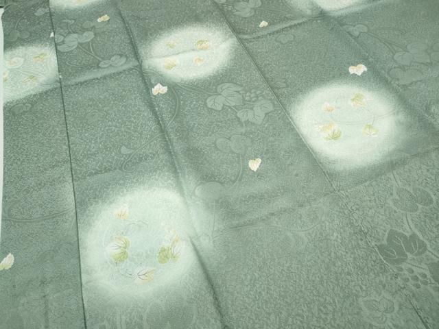 平和屋着物○長襦袢 無双仕立て 蔦の葉文 蛍暈し やまと誂製 正絹 逸品