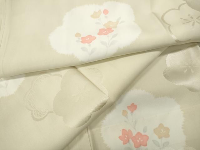 平和屋着物●長襦袢 無双仕立て 舞花文 正絹 ut