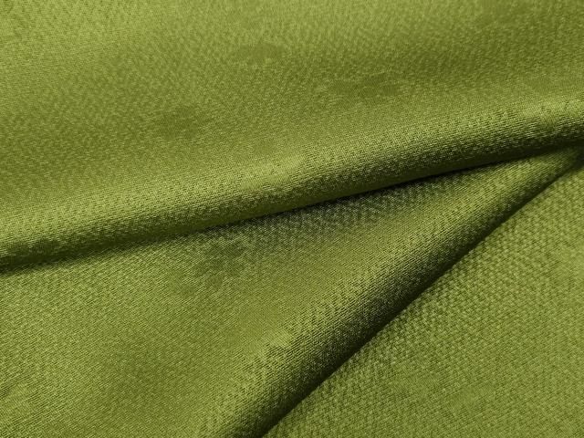 平和屋着物●長襦袢 袷 舞花地紋 青丹色 正絹 ut