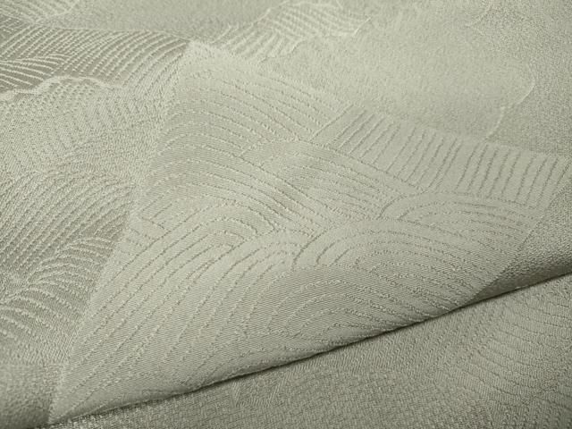 灰黄緑色 正絹