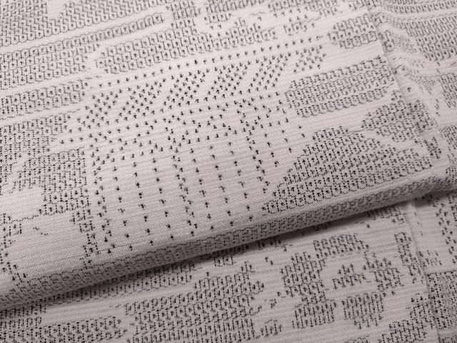  平和屋着物 結城紬 120亀甲 遠山風景草花文 正絹 ut 紬 着物