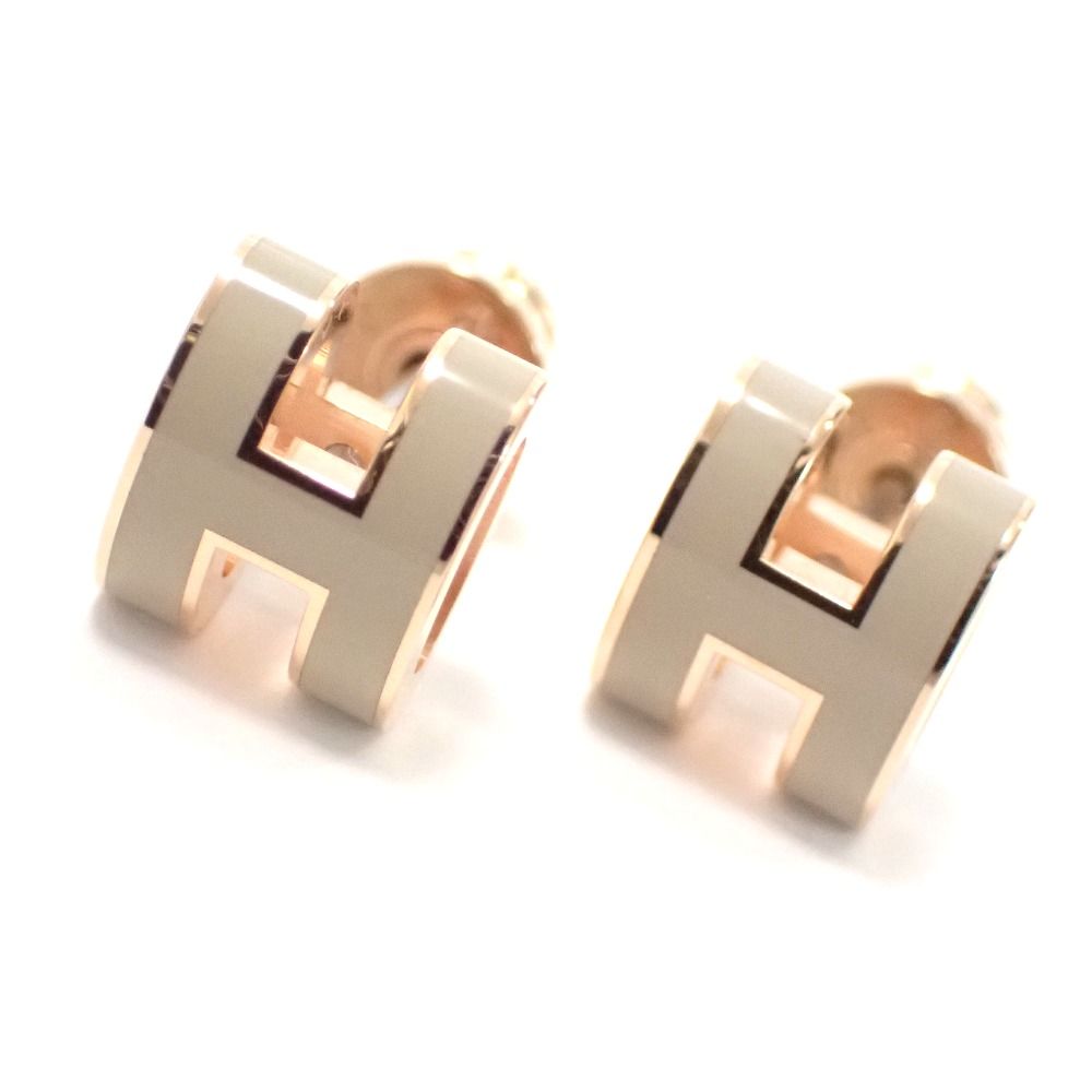 Th1003461 エルメス ピアス ポップアッシュ ミニ ピンクゴールド