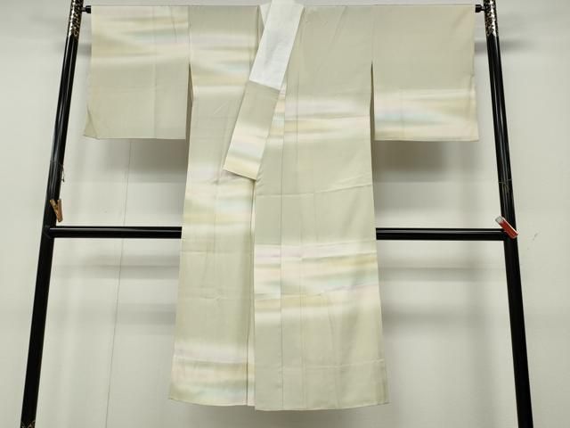 平和屋着物●長襦袢 無双仕立て 横段霞文 暈し染め 正絹 ut
