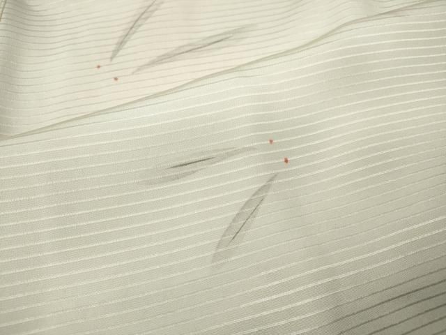 平和屋着物○長襦袢 袷 手描き 雪うさぎ 暈し染め 正絹 逸品