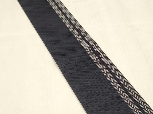 平和屋着物 男性 本場筑前博多織 角帯 間道 証紙付き 正絹 cm
