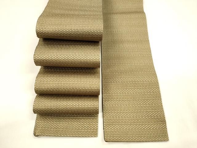 平和屋着物 男性 本場筑前博多織 角帯 横段文 正絹 cm