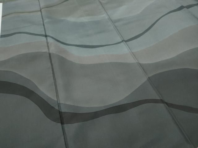 平和屋着物○訪問着 本場縞大島紬 霞文 株式会社 大山謹製 証紙付き