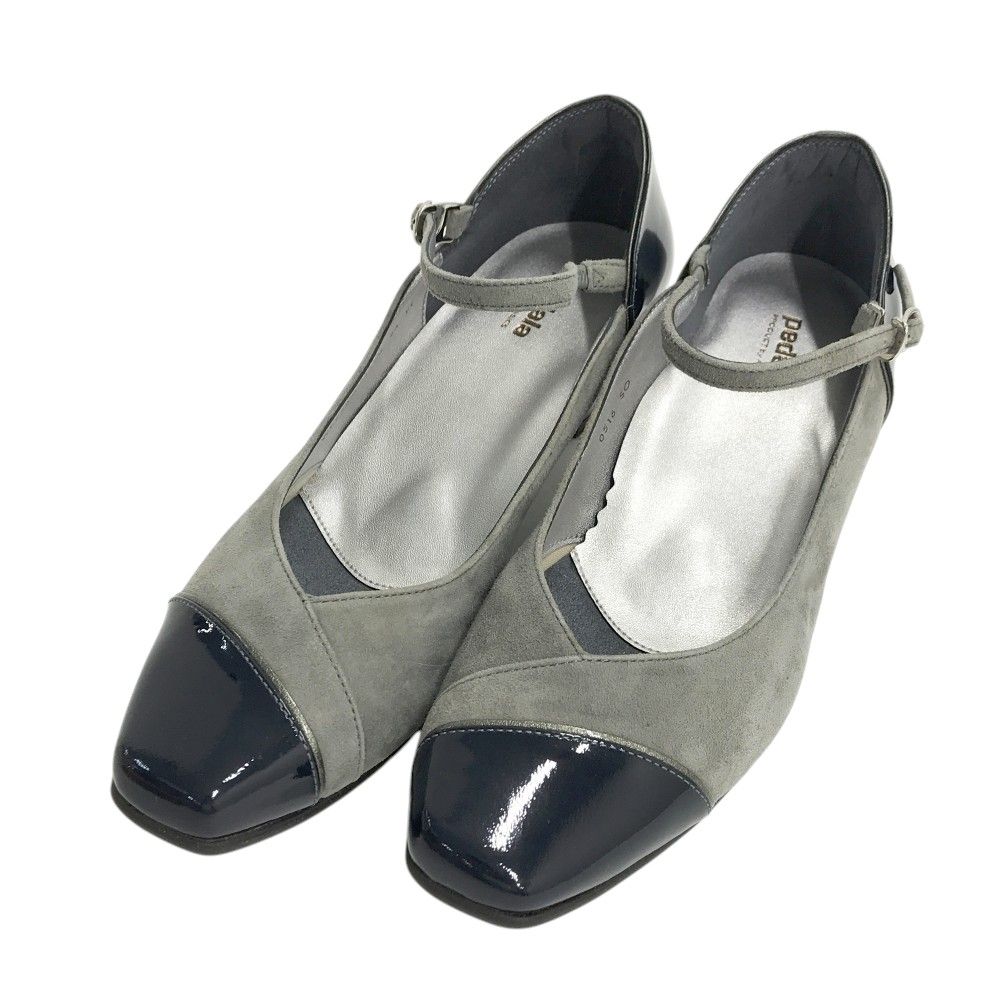 PEDALA ペダラ WP758M アシックス ストラップパンプス グレー系 24 EE