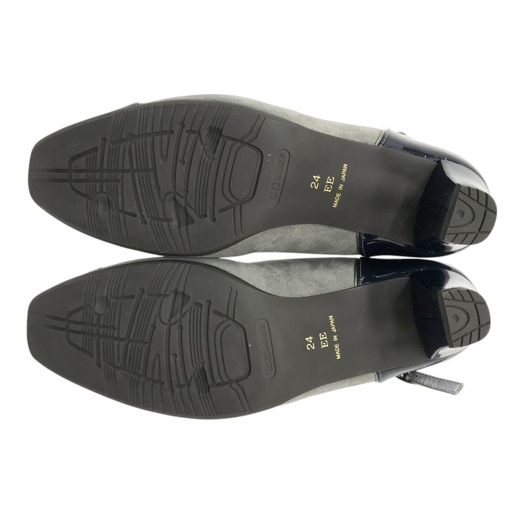 PEDALA ペダラ WP758M アシックス ストラップパンプス グレー系 24 EE