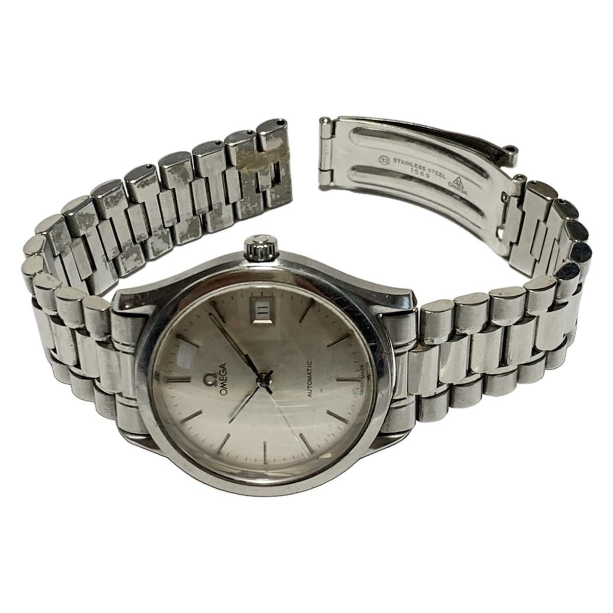 OMEGA(オメガ) 腕時計 クラシック デイト 166.0295 メンズ SS シルバー