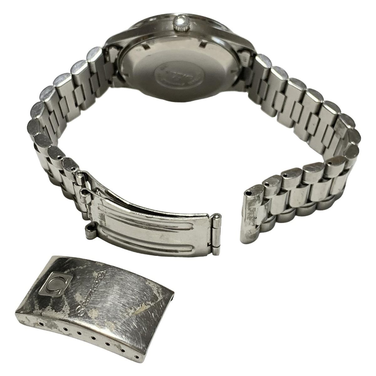  OMEGA オメガ 腕時計 クラシック デイト 166 0295 メンズ SS シルバー その他 時計