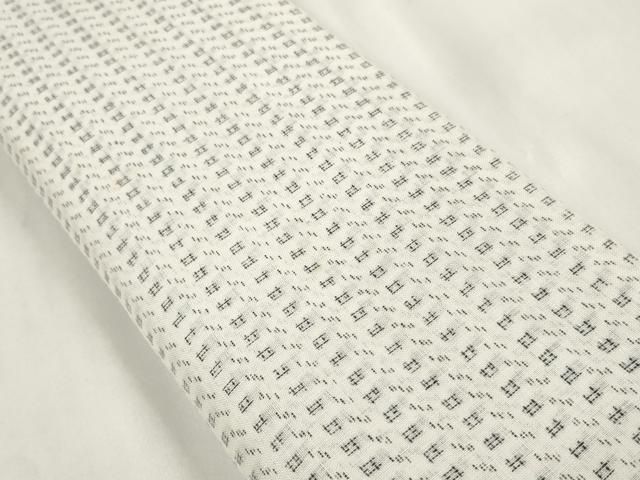 平和屋着物＊夏物 近江上布 本麻上布 反物 着尺 絣柄 麻 ♥ zzz