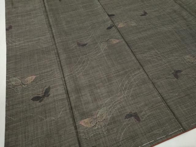 平和屋着物 都喜ヱ門 本場大島紬 9マルキ 泥染め 希望の大空 藤絹織物謹製 証紙付き 正絹 yc 季節感 紬 