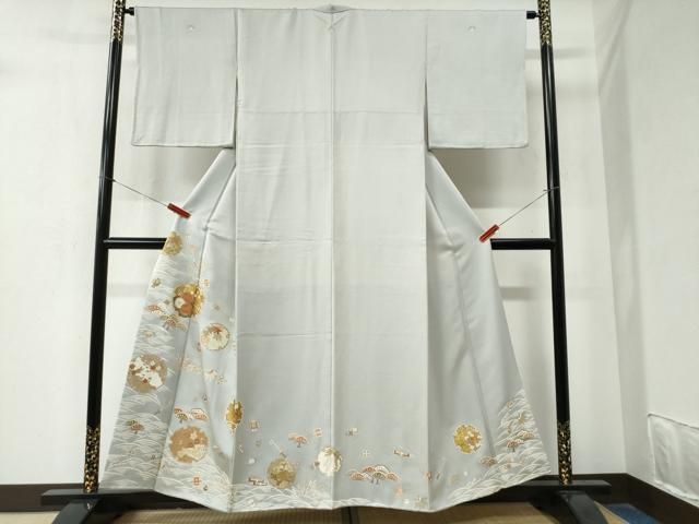 平和屋着物○創業460年・千總 色留袖 浜松雪輪宝尽くし花文 金彩 正絹