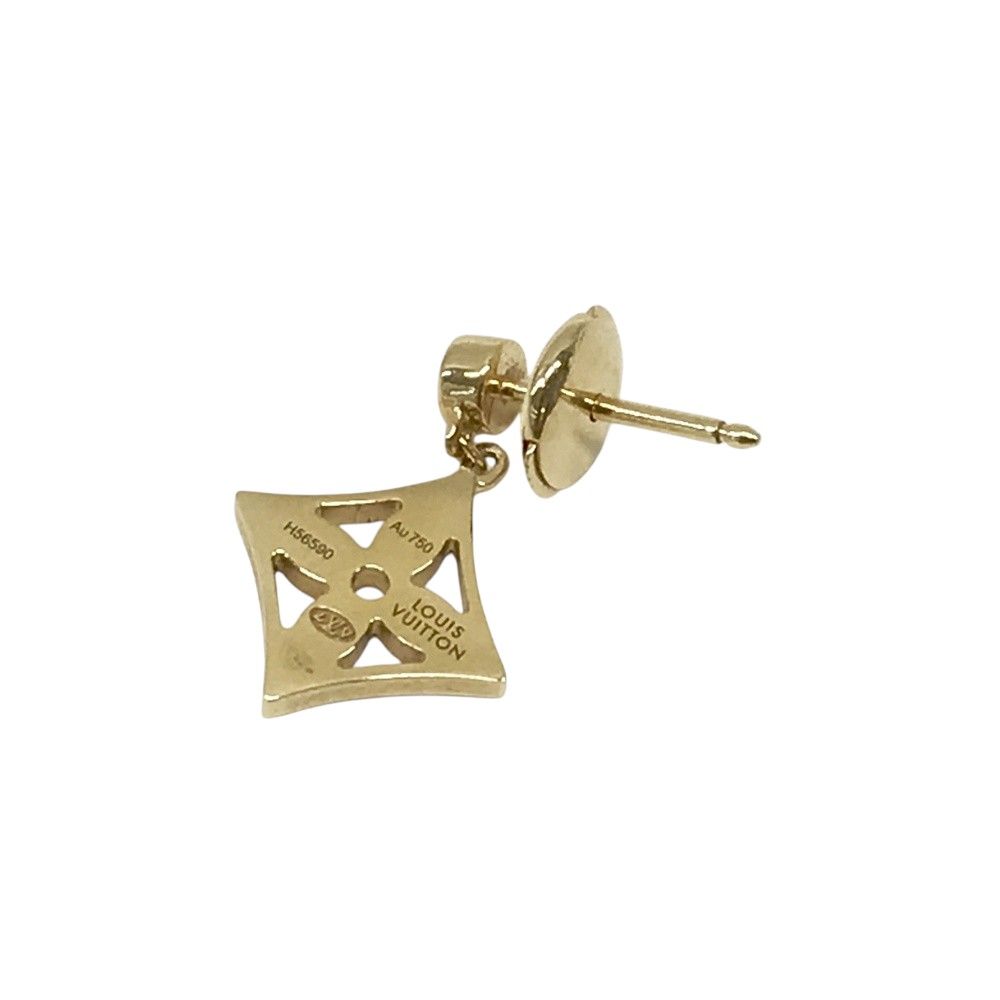 LOUIS VUITTON ルイ ヴィトン Q06168 ピアス片方 AU750 K18YG 18金