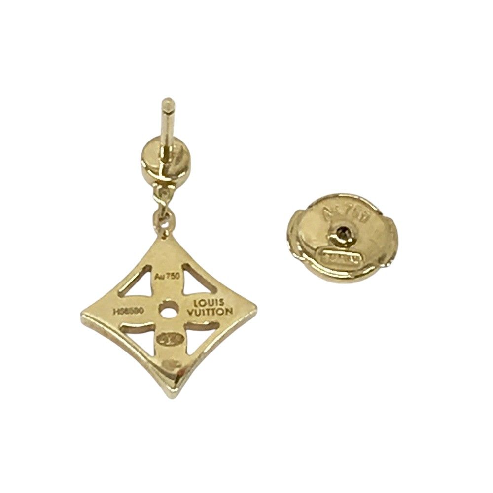 LOUIS VUITTON ルイ ヴィトン Q06168 ピアス片方 AU750 K18YG 18金