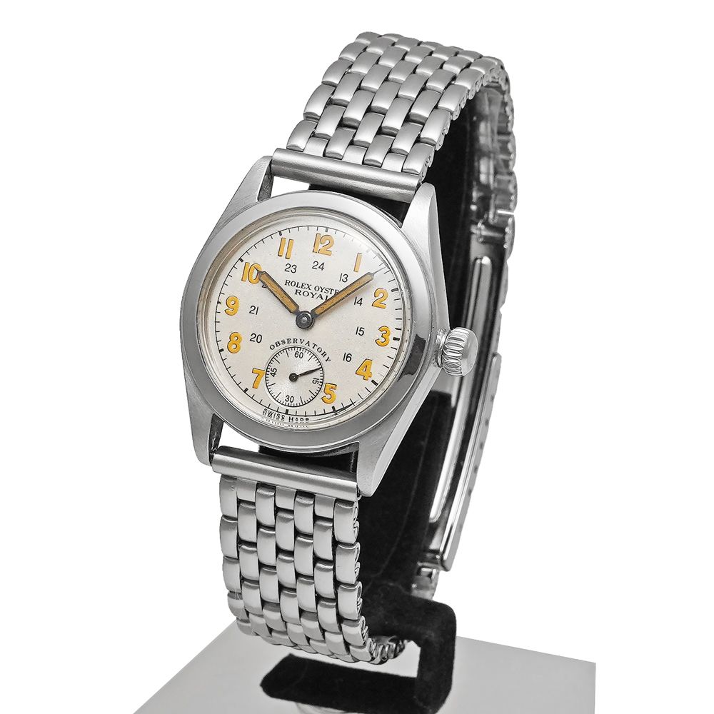 1940年代 ROLEX オイスターロイヤル リダン Ref 2280 シルバー アンティーク品 メンズ 腕時計