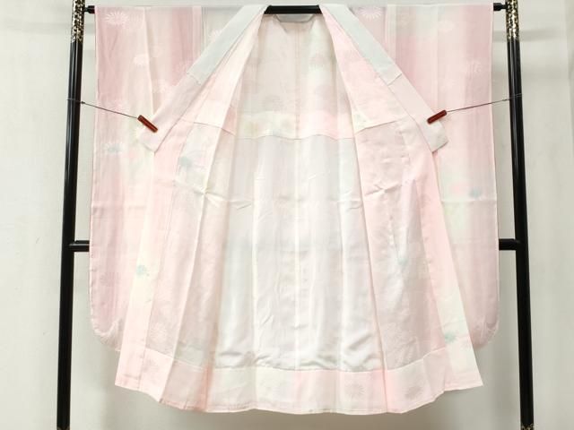 無双仕立て 雲取り吉祥菊地紋