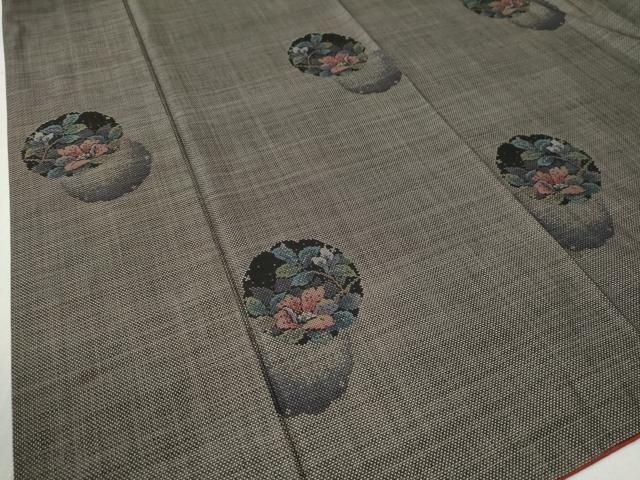 9マルキ 雪輪草花文