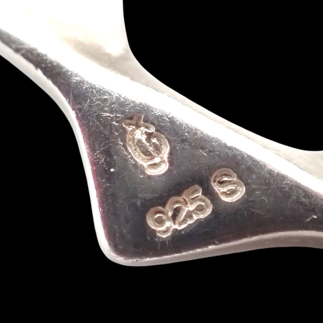 ジョージジェンセン スター 六芒星 キーリング　チャーム 925 初期 ジョージジェンセン チャーム 六芒星 スター キーリング 925 初期 4284