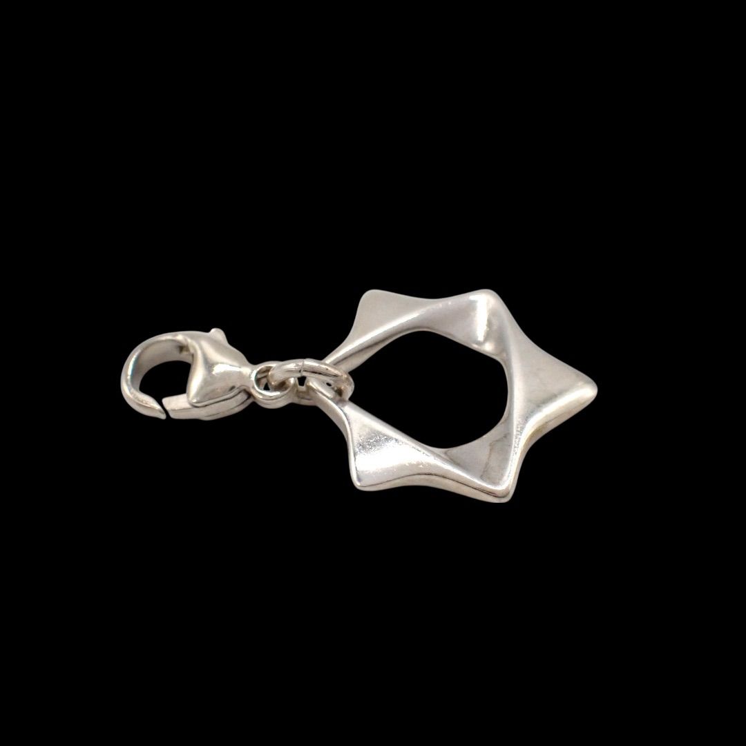 ジョージジェンセン スター 六芒星 キーリング　チャーム 925 初期 ジョージジェンセン チャーム 六芒星 スター キーリング 925 初期 4284