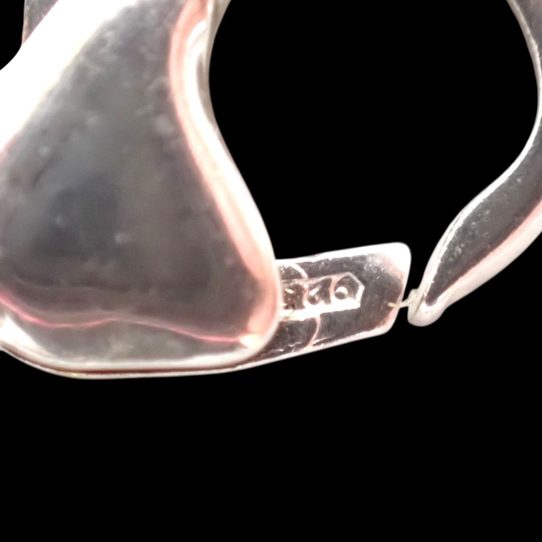 ジョージジェンセン チャーム 六芒星 スター キーリング 925 初期 4284