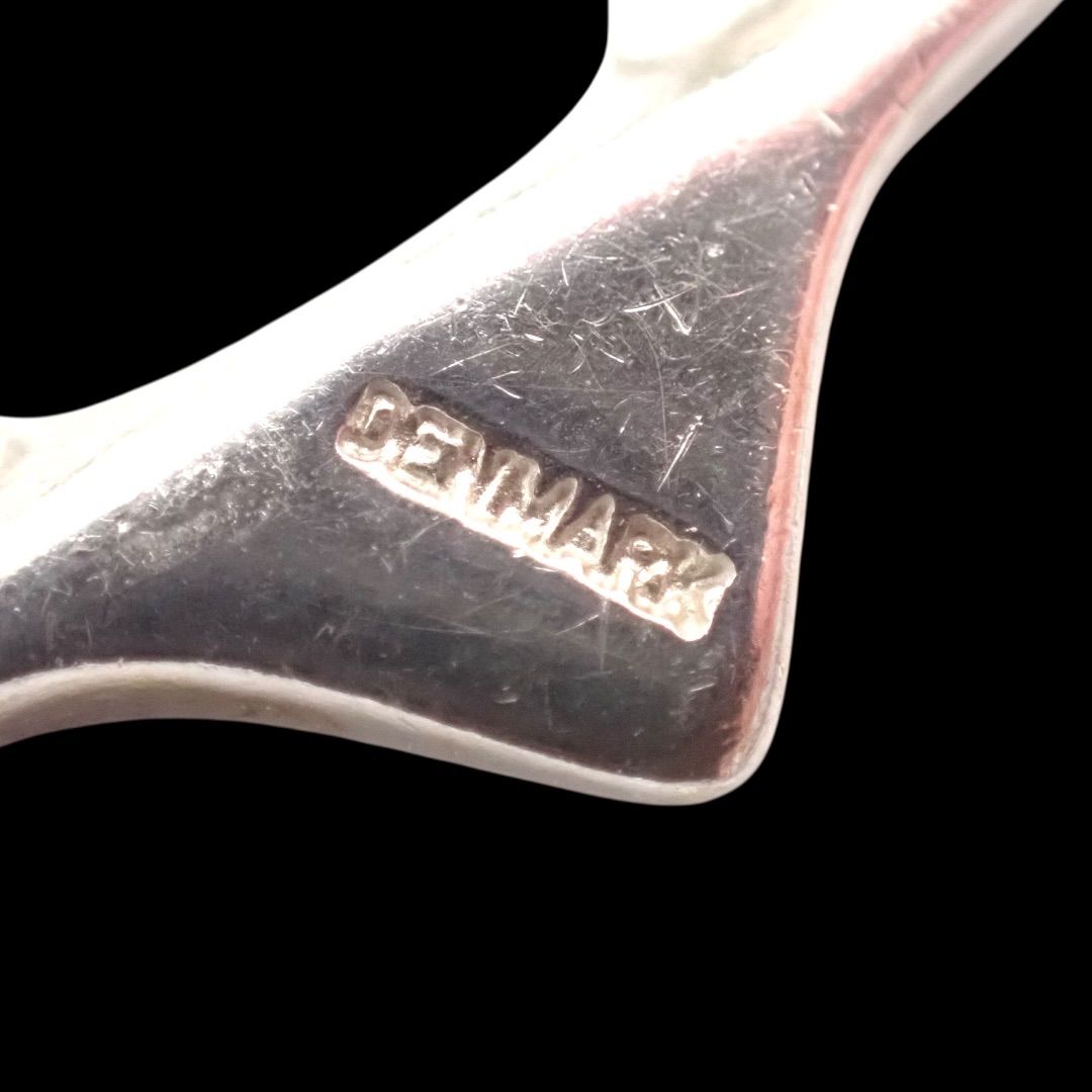 ジョージジェンセン チャーム 六芒星 スター キーリング 925 初期 4284