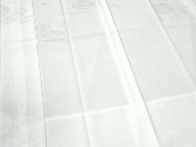 平和屋着物●長襦袢　無双仕立て　芝草菊地紋　洗える着物　未使用　CABA6275yc 平和屋着物○長襦袢 無双仕立て 芝草菊地紋 洗える着物 未使用