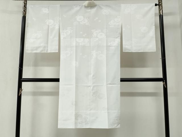 平和屋着物○長襦袢 無双仕立て 芝草菊地紋 洗える着物 未使用