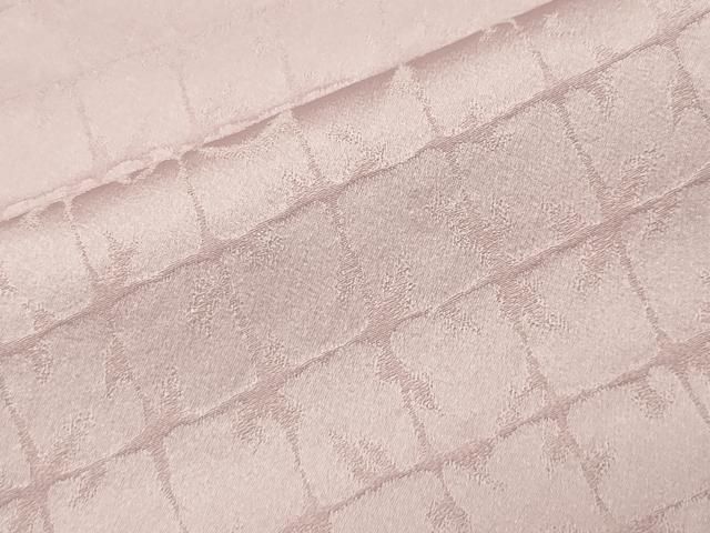  平和屋着物 上質な色無地 市松地紋 薄桜色 正絹 gh 色無地 着物