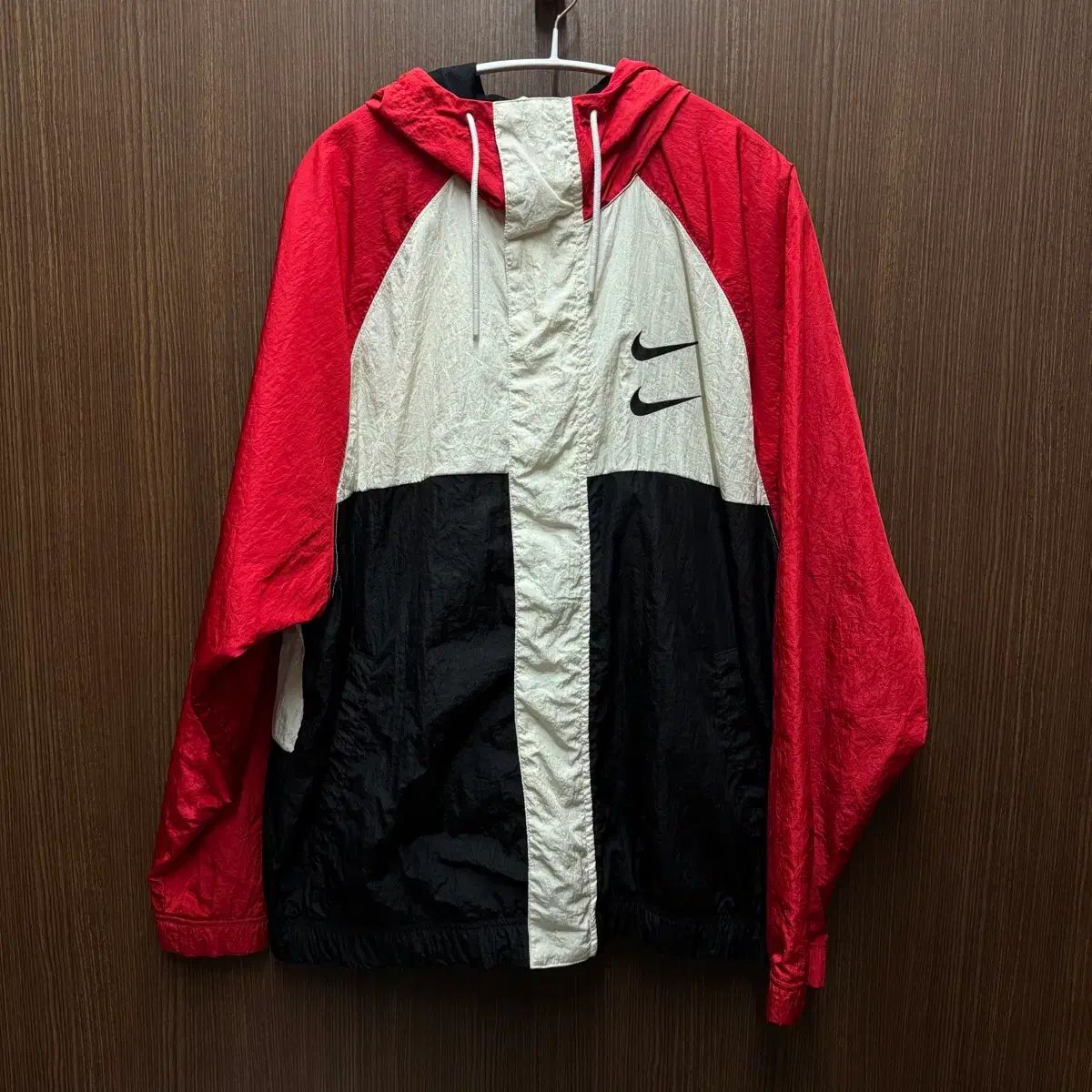 ナイキ ダブルスウッシュ ウィンドブレーカー ジップアップ ジャケット XXL
