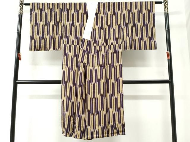 平和屋着物●長襦袢　無双仕立て　矢羽文様　正絹　逸品　未使用　CABA6284yc 平和屋着物○長襦袢 無双仕立て 矢羽文様 正絹 逸品 未使用 CABA6284yc